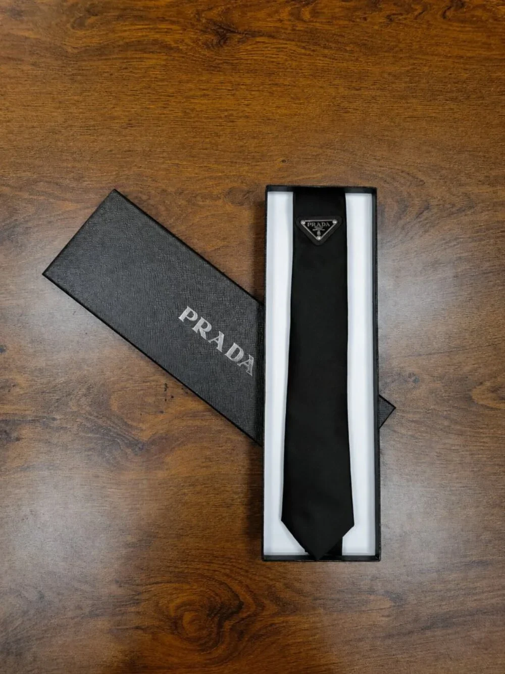 NWT Prada Unisex🖤Black Tie - Box Included😊